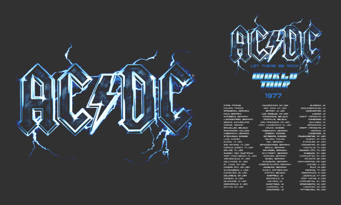 ACDC World Tour Hoodie
