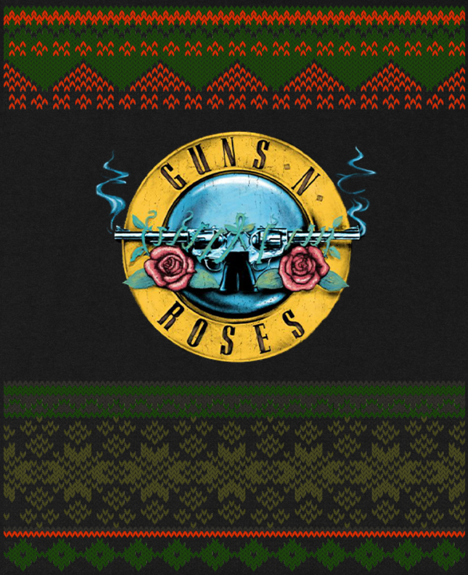 Guns N Roses Ugly Christmas T-shirt