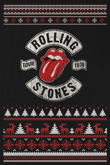Rolling Stones Xmas Tour Logo T-shirt