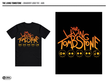 The Living Tombstone Gradient Logo T-Shirt