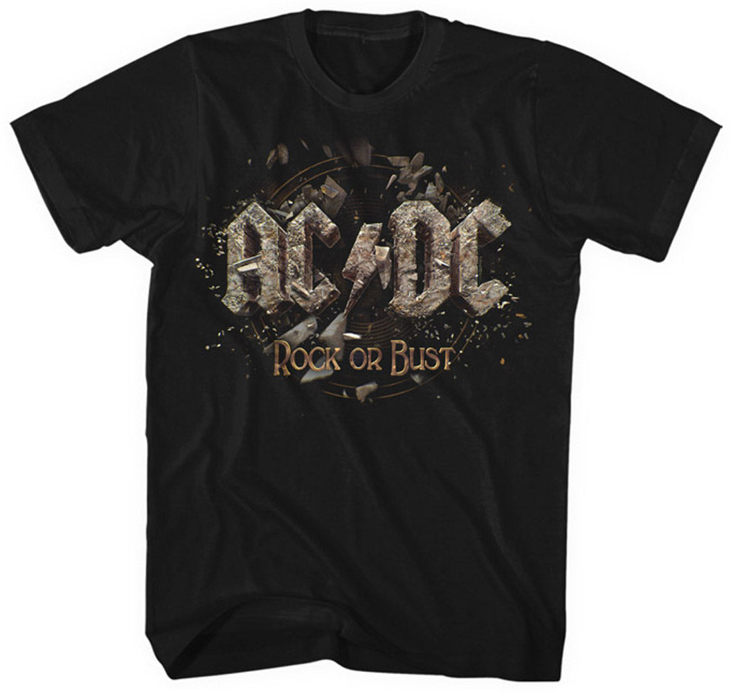 ACDC Rock or Bust Exploded T-Shirt