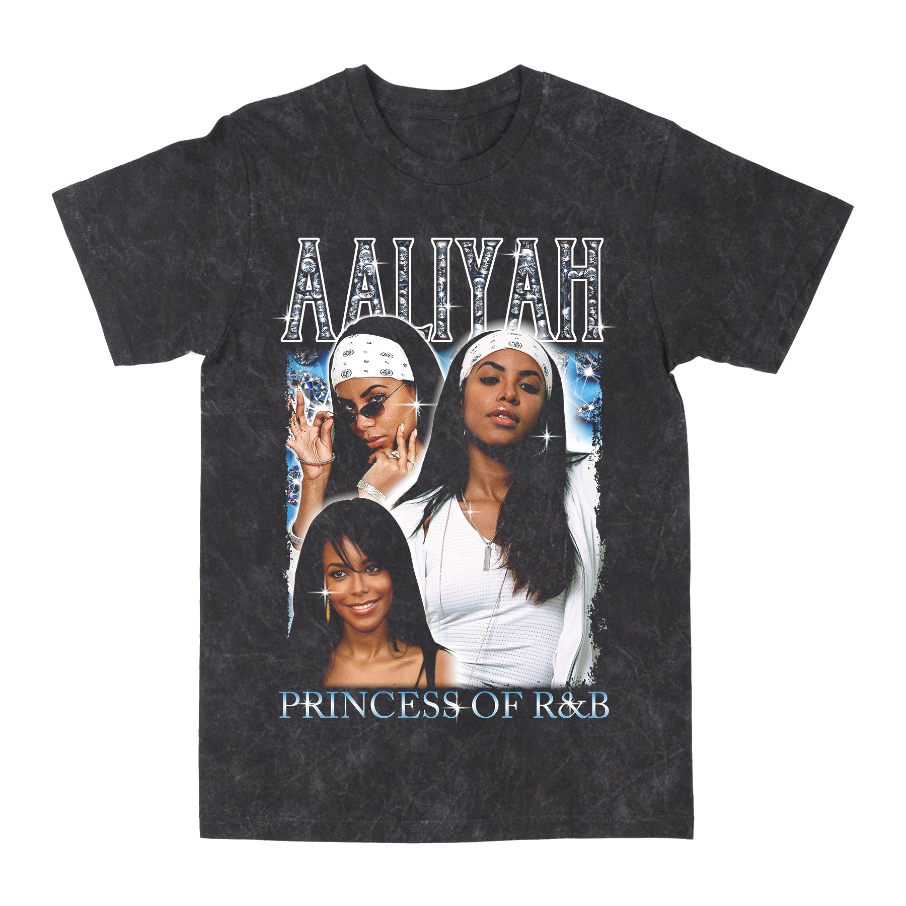 Aaliyah Bootleg Bling T-shirt