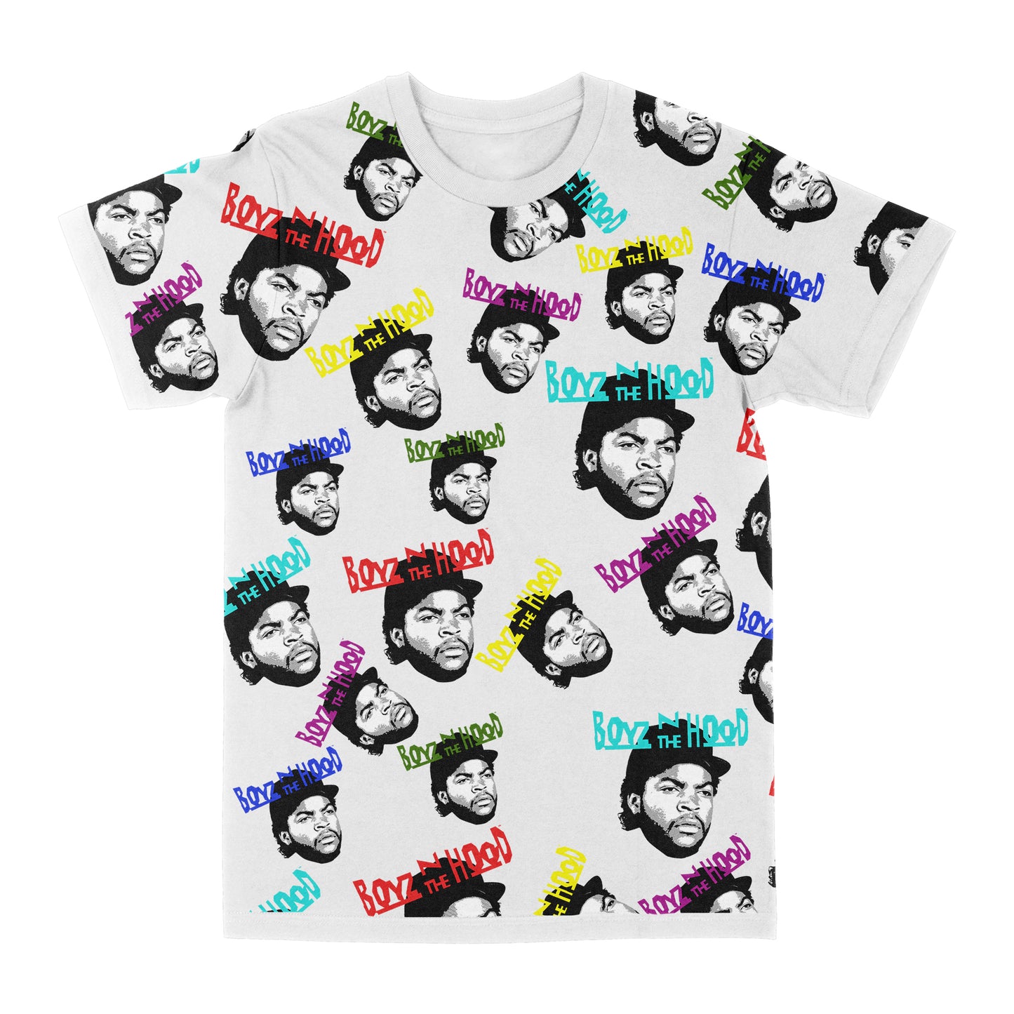 Boyz N The Hood Colour Logos Shot Sleeve T-shirt