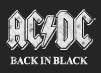 ACDC Back In Black Vintage Hoodie