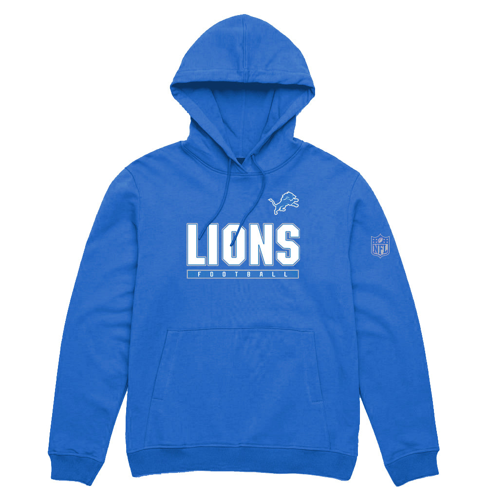 Detroit Lions Block Text Hoodie
