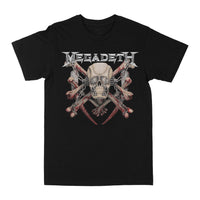 Megadeth Skull, Bones, Chains Tshirt