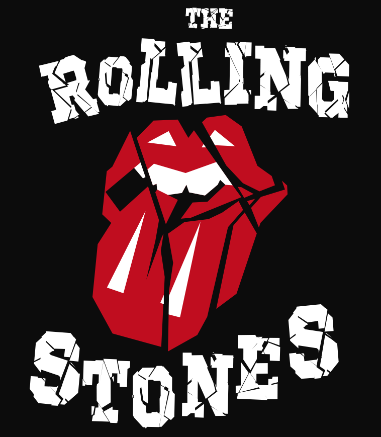 Rolling Stones Stone Letters Hoodie
