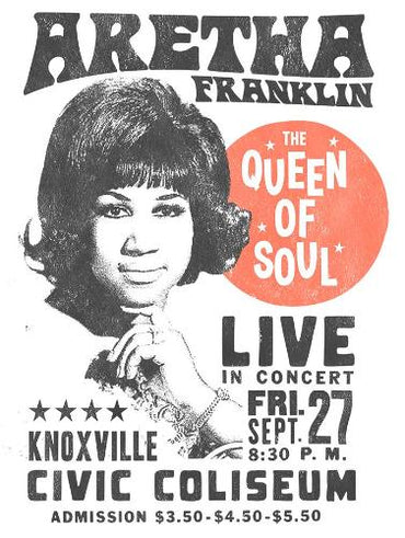 Aretha Franklin Vintage Poster T-shirt