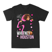 Whitney Houston Dots Short Sleeve T-shirt
