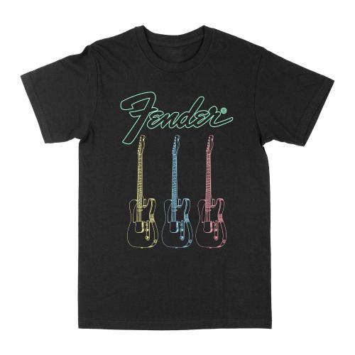 Fender (Outlines) Short Sleeve T-shirt