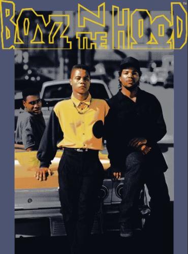 Boyz N The Hood Gold Outline