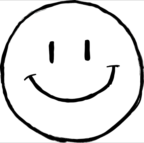 Fun T Circle Smiley Hoodie