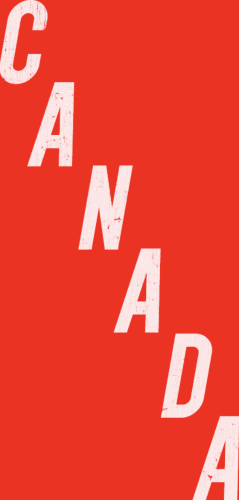 Canada Text Vintage Sweatshirt