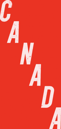 Canada Text Vintage Sweatshirt