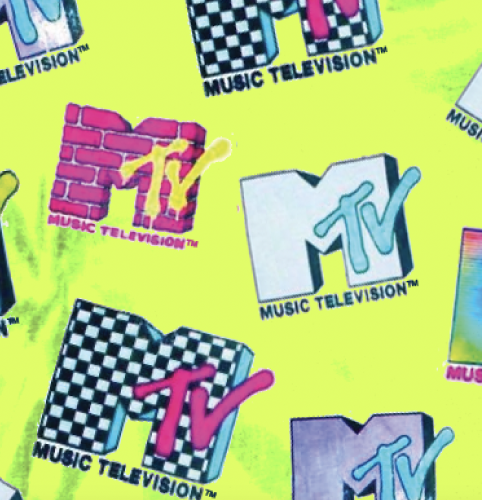 MTV Retro Logo AOP T-shirt