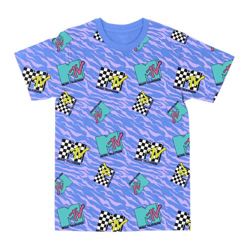 MTV Checks and Waves T-shirt