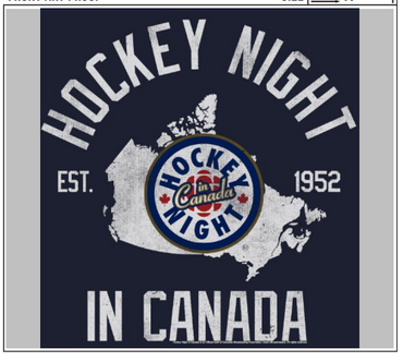 HOCKEY NIGHT IN CANADA T-shirt