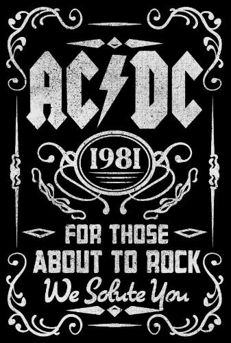 ACDC About To Rock 1979 T-shirt