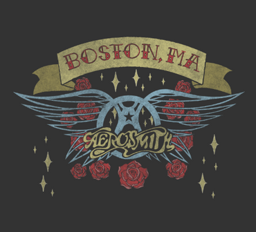 Aerosmith Tattoo Banner T-Shirt