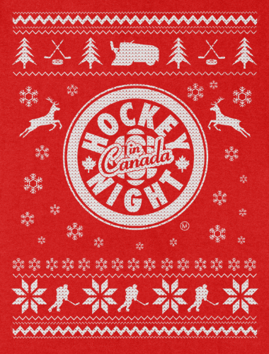 Hockey Night In Canada  Ugly Xmas  T-shirt