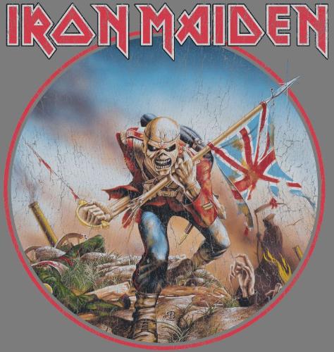 Iron Maiden Trooper Vintage Circle T-shirt