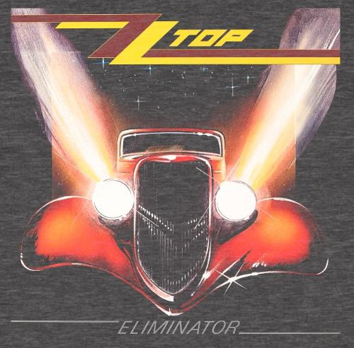 ZZ Top Eliminator on heather long sleeve Tshirt