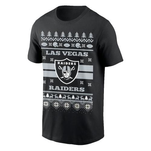 Las Vegas Raiders  Raiders Ugly Xmas Tshirt