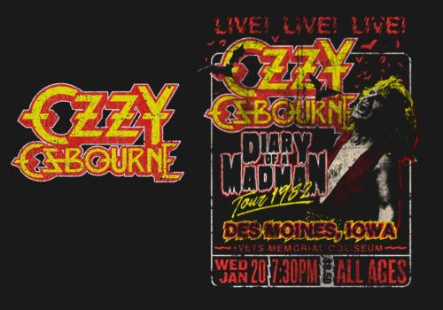 Ozzy Osbourne Dairy Tour Pullover Hoodie