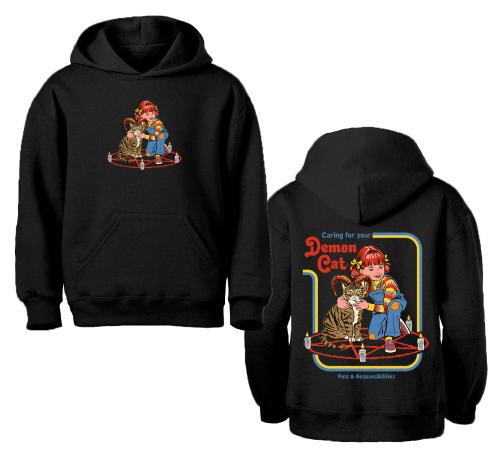 Steven Rhodes Demon Cat  Hoodie